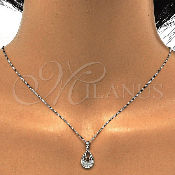Sterling Silver Ring — Earring and Pendant Adult Set Teardrop Design with — alternate product view — SKU 113672 | Plata 925 anillo — Earring and Pendant Adult Set Teardrop diseño with — SKU 113672