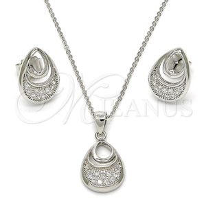 Sterling Silver Ring — Earring and Pendant Adult Set Teardrop Design with — main product view — SKU 113672 | Plata 925 anillo — Earring and Pendant Adult Set Teardrop diseño with — SKU 113672