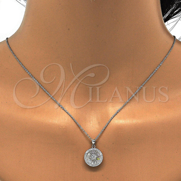 Sterling Silver Ring — Earring and Pendant Adult Set Flower Design with — alternate product view — SKU 113777 | Plata 925 anillo — Earring and Pendant Adult Set flor diseño with — SKU 113777