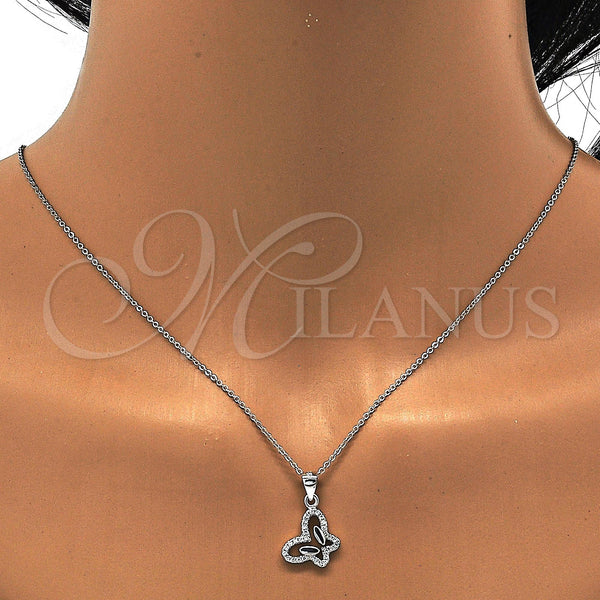 Sterling Silver Ring — Earring and Pendant Adult Set Dolphin Design with — alternate product view — SKU 113796 | Plata 925 anillo — Earring and Pendant Adult Set Dolphin diseño with — SKU 113796