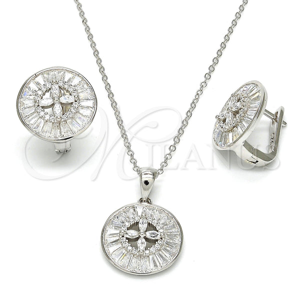 Sterling Silver Ring — Earring and Pendant Adult Set Flower Design with — main product view — SKU 113872 | Plata 925 anillo — Earring and Pendant Adult Set flor diseño with — SKU 113872