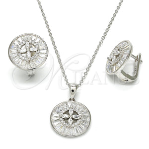 Sterling Silver Ring — Earring and Pendant Adult Set Flower Design with — main product view — SKU 113872 | Plata 925 anillo — Earring and Pendant Adult Set flor diseño with — SKU 113872