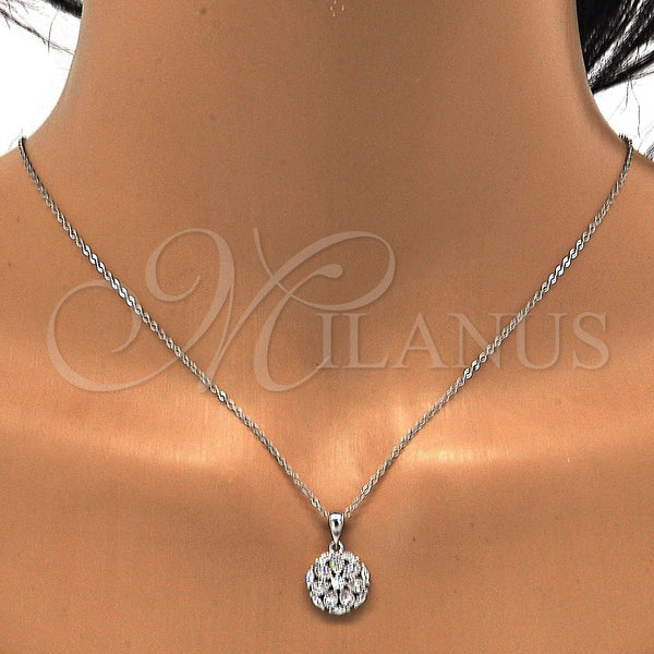 Sterling Silver Ring — Earring and Pendant Adult Set Flower Design with — alternate product view — SKU 113878 | Plata 925 anillo — Earring and Pendant Adult Set flor diseño with — SKU 113878