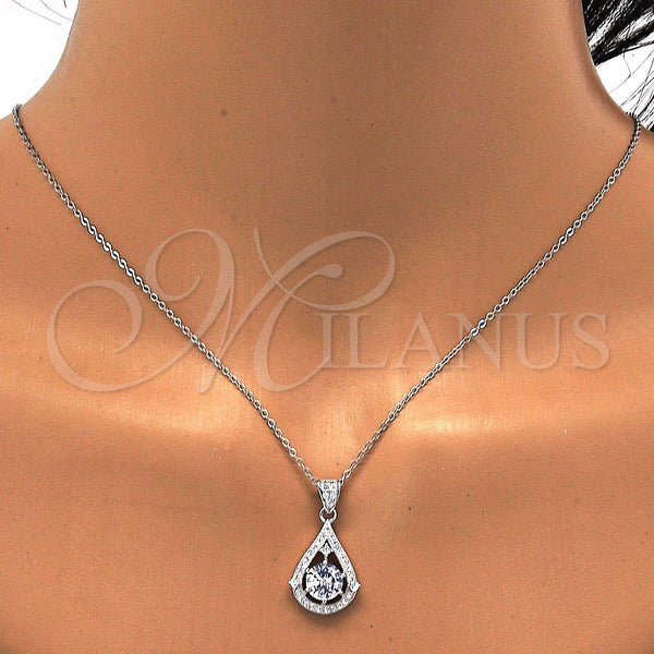 Sterling Silver Ring — Earring and Pendant Adult Set Teardrop Design with — alternate product view — SKU 113881 | Plata 925 anillo — Earring and Pendant Adult Set Teardrop diseño with — SKU 113881