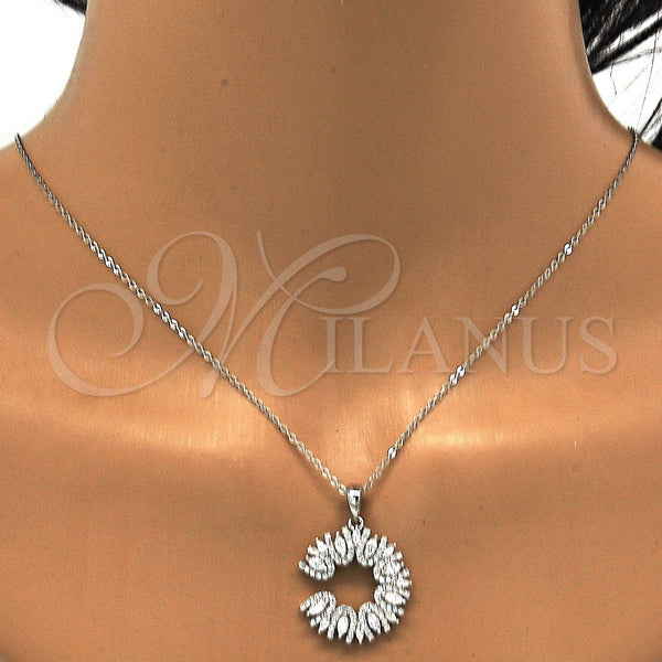 Sterling Silver Ring — Earring and Pendant Adult Set with White Cubic — alternate product view — SKU 113882 | Plata 925 anillo — Earring and Pendant Adult Set with blanco Cubic — SKU 113882