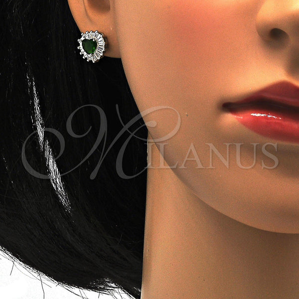 Sterling Silver Ring — Earring and Pendant Adult Set Heart Design with — alternate product view — SKU 113898 | Plata 925 anillo — Earring and Pendant Adult Set corazón diseño with — SKU 113898