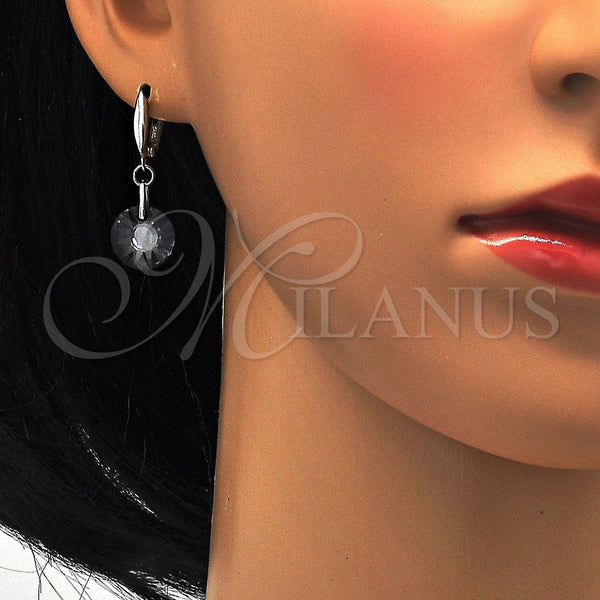 Sterling Silver Ring — Earring and Pendant Adult Set with Black Diamond — main product view — SKU 113904 | Plata 925 anillo — Earring and Pendant Adult Set with negro Diamond — SKU 113904