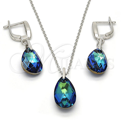 Juego de Aretes y Dije 10.281.0023.1 de Plata 925 por Mayoreo, vista principal del producto