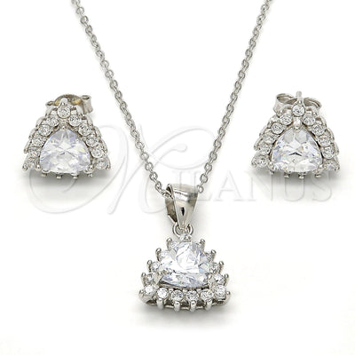 Juego de Aretes y Dije 10.175.0052 de Plata 925 por Mayoreo, vista principal del producto