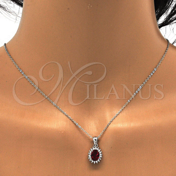 Sterling Silver Ring — Earring and Pendant Adult Set with White and — alternate product view — SKU 113919 | Plata 925 anillo — Earring and Pendant Adult Set with blanco and — SKU 113919