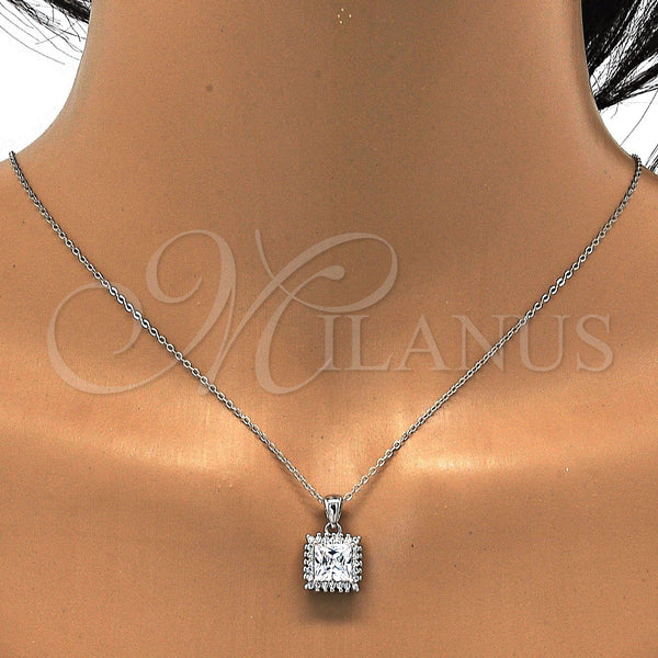 Sterling Silver Ring — Earring and Pendant Adult Set with White Cubic — alternate product view — SKU 113929 | Plata 925 anillo — Earring and Pendant Adult Set with blanco Cubic — SKU 113929
