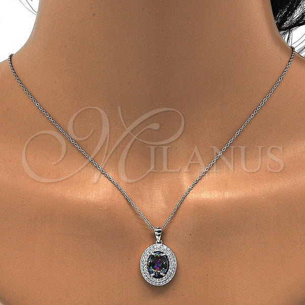 Sterling Silver Ring — Earring and Pendant Adult Set with White Cubic — alternate product view — SKU 113971 | Plata 925 anillo — Earring and Pendant Adult Set with blanco Cubic — SKU 113971