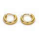 Oro Laminado Small Hoop, Gold Filled Style Polished, Golden Finish, 02.170.0163.10