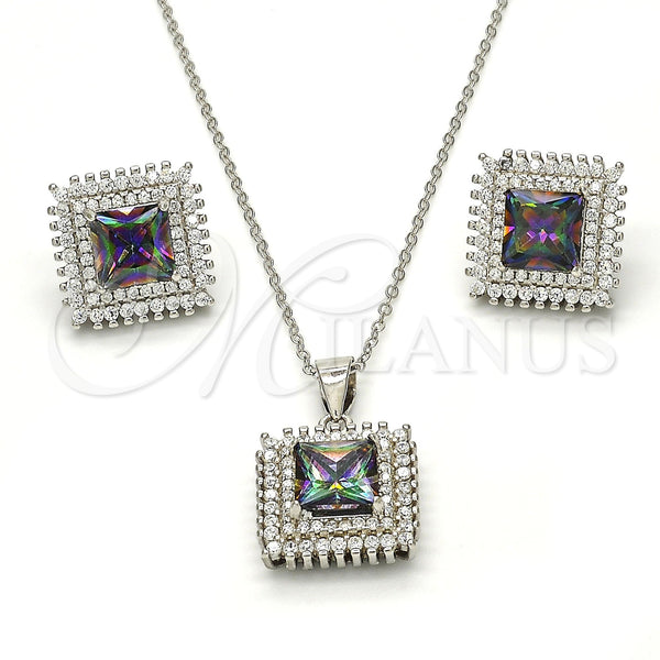 Sterling Silver Ring — Earring and Pendant Adult Set with Vitrail Medium — main product view — SKU 114037 | Plata 925 anillo — Earring and Pendant Adult Set with Vitrail Medium — SKU 114037
