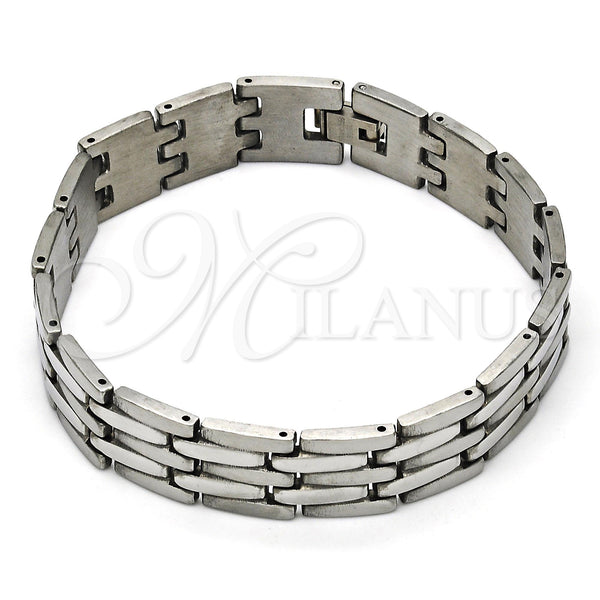 Stainless Steel Bracelet — Solid Bracelet Polished 03. 14 MM Thickness 8 — main product view — SKU 114087 | Acero Inoxidable brazalete — Solid Bracelet pulido 03. 14 MM Thickness 8 — SKU 114087