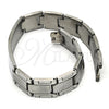 Stainless Steel Solid Bracelet, Polished, Steel Finish, 03.114.0219.09 (14 MM Thickness, 9 Inches Length)
