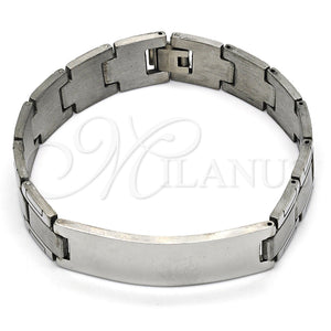 Stainless Steel Bracelet — Solid Bracelet Polished 03. 14 MM Thickness 9 — main product view — SKU 114088 | Acero Inoxidable brazalete — Solid Bracelet pulido 03. 14 MM Thickness 9 — SKU 114088