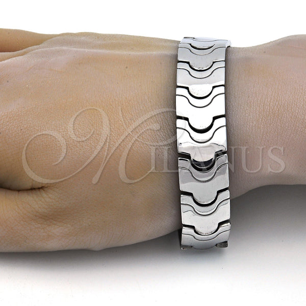 Stainless Steel Bracelet — Solid Bracelet Polished 03. 16 MM Thickness 9 — alternate product view — SKU 114090 | Acero Inoxidable brazalete — Solid Bracelet pulido 03. 16 MM Thickness 9 — SKU 114090