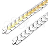 Stainless Steel Solid Bracelet, Polished, Steel Finish, 03.114.0221.09 (16 MM Thickness, 9 Inches Length)