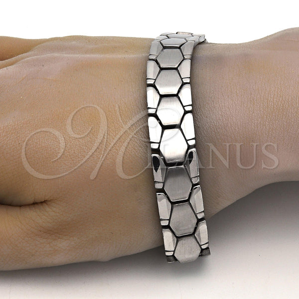 Stainless Steel Bracelet — Solid Bracelet Polished 03. 14 MM Thickness 9 — alternate product view — SKU 114096 | Acero Inoxidable brazalete — Solid Bracelet pulido 03. 14 MM Thickness 9 — SKU 114096