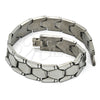 Stainless Steel Solid Bracelet, Polished, Steel Finish, 03.114.0227.09 (14 MM Thickness, 9 Inches Length)