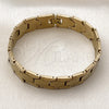 Stainless Steel Solid Bracelet, Polished, Golden Finish, 03.114.0227.1.09