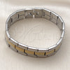 Stainless Steel Solid Bracelet, Polished, Two Tone, 5.244.001.3.08