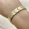 Stainless Steel Solid Bracelet, Polished, Golden Finish, 5.244.002.2.08
