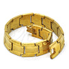 Stainless Steel Solid Bracelet, Polished, Golden Finish, 5.244.002.2.08
