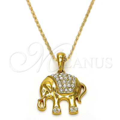 Gold Filled Gold-Filled Elephant Necklace 04.118.0116.18 for wholesale, main product view
