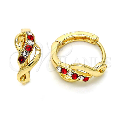 Argollas de Oro Laminado 02.165.0146.2 por Mayoreo, vista principal del producto