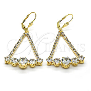Gold Filled Ring — Dangle Earring with White Cubic Zirconia and White — main product view — SKU 114494 | Oro Laminado anillo — Dangle Earring with blanco Cubic Zirconia and blanco — SKU 114494
