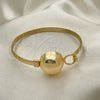 Oro Laminado Individual Bangle, Gold Filled Style Polished, Golden Finish, 07.185.0005.1.04 (05 MM Thickness, Size 4 (2.25 Diameter))