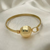 Oro Laminado Individual Bangle, Gold Filled Style Polished, Golden Finish, 07.185.0005.1.04 (05 MM Thickness, Size 4 (2.25 Diameter))