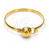 Oro Laminado Individual Bangle, Gold Filled Style Polished, Golden Finish, 07.185.0005.1.04 (05 MM Thickness, Size 4 (2.25 Diameter))