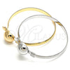 Oro Laminado Individual Bangle, Gold Filled Style Polished, Golden Finish, 07.185.0005.1.04 (05 MM Thickness, Size 4 (2.25 Diameter))