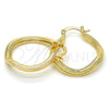 Oro Laminado Small Hoop, Gold Filled Style Polished, Golden Finish, 02.170.0165.25
