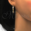 Oro Laminado Medium Hoop, Gold Filled Style Twist Design, Polished, Tricolor, 02.170.0167.30