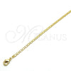 Oro Laminado Basic Necklace, Gold Filled Style Mariner Design, Polished, Golden Finish, 04.213.0030.24 (03 MM Thickness, 24 Inches Length)