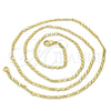 Oro Laminado Basic Necklace, Gold Filled Style Polished, Golden Finish, 04.213.0050.24 (02 MM Thickness, 24 Inches Length)
