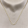 Oro Laminado Basic Necklace, Gold Filled Style Polished, Golden Finish, 04.213.0029.18 (0.60 Gauge, 02 MM Thickness, 18 Inches Length)