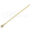 Oro Laminado Basic Necklace, Gold Filled Style Polished, Golden Finish, 04.213.0004.22 (02 MM Thickness, 22 Inches Length)