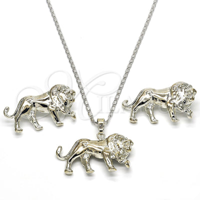 White Gold Filled Earring and Pendant Set 10.185.0003.1 for wholesale, main product view