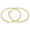 Oro Laminado Large Hoop, Gold Filled Style Diamond Cutting Finish, Golden Finish, 02.168.0036.60