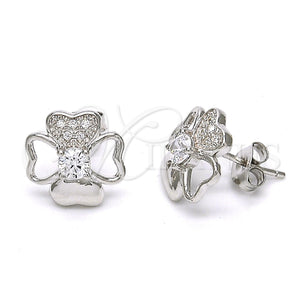 Sterling Silver Ring — Stud Earring with White Cubic Zirconia and White — main product view — SKU 115137 | Plata 925 anillo — Stud Earring with blanco Cubic Zirconia and blanco — SKU 115137