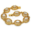 Gold Filled Bracelet — Tennis Bracelet with White Cubic Zirconia Polished 03. — alternate product view — SKU 115145 | Oro Laminado brazalete — Tennis Bracelet with blanco Cubic Zirconia pulido 03. — SKU 115145