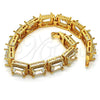 Gold Filled Bracelet — Tennis Bracelet with White Cubic Zirconia Polished 03. — alternate product view — SKU 115147 | Oro Laminado brazalete — Tennis Bracelet with blanco Cubic Zirconia pulido 03. — SKU 115147