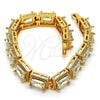 Gold Filled Bracelet — Tennis Bracelet with White Cubic Zirconia Polished 03. — alternate product view — SKU 115147 | Oro Laminado brazalete — Tennis Bracelet with blanco Cubic Zirconia pulido 03. — SKU 115147
