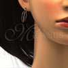 Oro Laminado Small Hoop, Gold Filled Style Diamond Cutting Finish, Tricolor, 02.65.2536.20