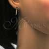 Oro Laminado Small Hoop, Gold Filled Style Polished, Tricolor, 02.65.2589.15